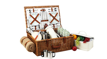 Dorset Basket for 4 w/coffee set & blanket